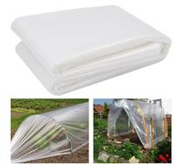 SEAHUI Telo in polietilene resistente, extra spesso, trasparente, impermeabile, antipolvere, 2 x 4 m, per coltivare tunnel per giardino, agricoltura, serra, protezione per ortaggi e fiori