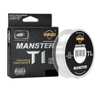 SeaKnight Linea Fluorocarbonio 50m/100m per Carpa, Trasparente Invisibile Monofilamento Leader Affondante Rapido per Pesca in Mare Acqua Salata 3-100LB