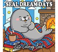 seal coloring book: Cute & Cozy Seals for Kids and Adults