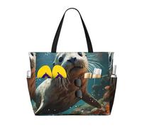 Seal cucciolo in acqua multifunzionale spiaggia borsa da viaggio multi tasca design alla moda adatto per vari luoghi all'aperto