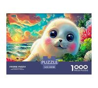 Seal in AuroraElegant Jigsaw Puzzles for Adults Presenting 1000 Advanced And Challenging Educational Games Designed for Women And Men Alike - These Jigsaw Puzzles Are Ideal for Adults An