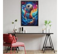 Seal Mother And Cub in Waves Puzzle 1000 Pezzi Per Ragazzi Wild Animal Flowers Gioco Educativo Creativo Intelligenza E Manualità Idea Regalo Per Figlio A Compleanno 1000 PCS