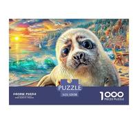 Seal Pup by SeaGigantic 1000-Piece Jigsaw Puzzles for Adults An Arsenal of 1000 Ruthlessly Difficult Challenging Puzzle Game Pieces - Engineered to Be A Trophy Gift Jigsaw Puzzles for Adults And Kids