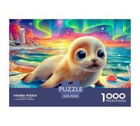 Seal Pups BeachFormidable 1000-Piece Jigsaw Puzzles for Adults An Odyssey of Impossible, Hard, And Difficult Challenging Puzzle Educational Games - The Ultimate Gift for Dedicated Adult And Teen Puzz