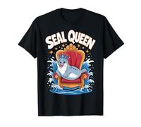 Seal Queen Funny Cute Seal Lover Royal Animal Gifts Maglietta