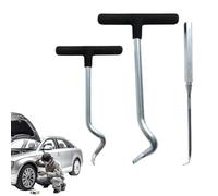 Seal Removal Tool - Efficient Maintenance For Cars Trucks Machinery Anywhere | Heavy Duty Puller Seal Wrench Set Carbon Steel Strong Structure | 3x O Rings Removal Hand Tools Hooks, Automotive Picks F