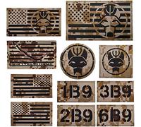 Seal Team DEVGRU Trident Cat Head IR Infrared Reflective Patch, Personalizzabile Personalizzato Bandiera Americana, Segnale di chiamata, Dont Tread On Me Army Morale Militare Tattico Gancio Patch
