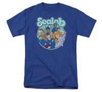Sealab 2021 Gangs All Here T-Shirt Uomo Royal Blue Maniche Corte In Cotone 100%
