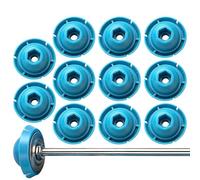 Sealant Machine Pusher 5cm, 10 Pieces High Strength Caulk Plunger, ABS Caulking Tool Replacement Parts for Workshop, Kitchen, Bathroom, Window Repair