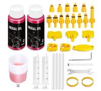 sealantkit Kit Spurgo Freni per SHIMANO, TEKTRO,MAGURA Freni a Disco Idraulici.Incluso 120 ML di Liquido Minerale per Freni, Imbuto Trasparente.