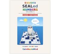 SEALed Numbers: Calm, ADHD-Friendly Large-Print Sudoku - 160 Hard & Very Hard Logic Puzzles with Neuro the Seal (Vol. 5)