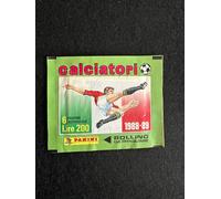 SEALED PACKET BUSTINA SIGILLATA FIGURINE CALCIATORI PANINI 1988-89 1989