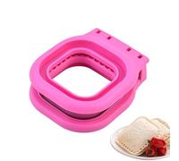 Sealed Sandwich Maker, Square Sandwich Press, Sandwich Sealing Tool, Bread Cutter and Sealer, Fun Sandwich Shapes, Compact Sandwich Mold Suitable Use for Lunchbox Crustless Cutter