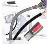 Sealegend Kit di pulizia per bocchetta dell'asciugatrice, 2 pezzi, compatibile con modelli Dyson V7, V8, V10, V11, V15 o superiori, spazzola per pelucchi, spazzola flessibile e lunga