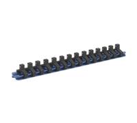 Sealey 0.6cmSq Presa Guida Tenuta Ferroviario Con 14 Clip Alluminio SR1414