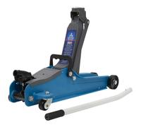 Sealey Trolley Jack 1020LEB 2tonne Basso ingresso Telaio corto Blu Nuovo