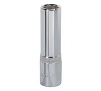 Sealey 11mm Profondo 1cmSq Drive Walldrive Presa Cromo Temprato Temperato