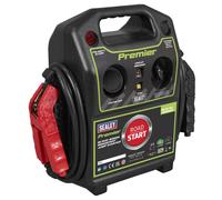 Sealey 12/24V Premier Roadstart Salto Starter Peak Ampere 5000 Cavo 1.5m