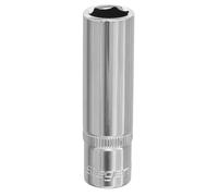 Sealey 12mm Profondo 1cmSq Drive Walldrive Presa Cromo Temprato Temperato S0590
