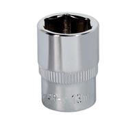 Sealey 13mm 0.6cmD Metrico Walldrive Cromato Presa Standard Lunghezza 6pt SP1413