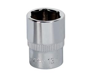 Sealey 13mm 0.6cmD Metrico Walldrive Cromato Presa Standard Lunghezza 6pt SP1413