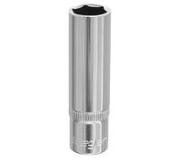Sealey 13mm Profondo 1cmSq Drive Walldrive Presa Cromo Temprato Temperato S0591