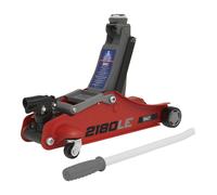 Sealey 180 Maniglia Trolley Jack 2 Tonnellata Low Profile Telaio Corto - Rosso