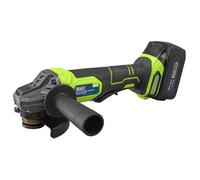 Sealey 18V 3Ah 115mm Cordless Smerigliatrice Verde 1 Batteria CP401LIHV