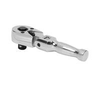 Sealey 1cmSq a Bussola Cricchetto Chiave Flexi Testa Stubby Pienamente Lucidato