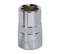 Sealey 1cmSq Chiavi a Bussola 11mm Walldrive Cromato Standard Lunghezza SP3811