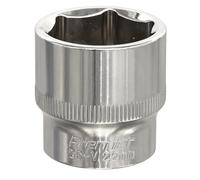 Sealey 1cmSq Chiavi a Bussola 22mm Walldrive Cromato Standard Lunghezza SP3822