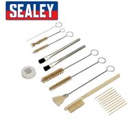 Sealey 20pc Spray Gun Kit Pulizia - Vernice Pistola Spazzole Sonde &