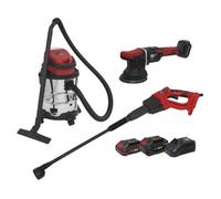 Sealey 20V Cordless Auto Valeting Kit 2 Batterie & Idropulitrice CP20VCOMBO10