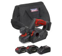 Sealey 20V SV20 Serie Cordless Piallatrice Kit 2 Litio-Ion Batterie CP20VEPKIT