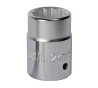Sealey 24Mm 3/4"Sq Drive Standard WallDrive Socket 12Pt Cromo S34/24