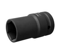 Sealey 24mm Profondo Urto Presa 1 " Sq Drive Singolo Esagonale Walldrive Nero