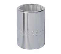 Sealey 26Mm 3/4"Sq Drive Standard WallDrive Socket 12Pt Cromo S34/26