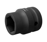 Sealey 27mm Urto Presa Standard Lunghezza 1 " Sq Drive Singolo Esagonale Nero