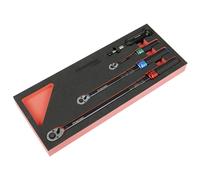 Sealey 4 Pezzi Nero Chiave Dinamometrica Kit & Screwdriver Eva Vassoio