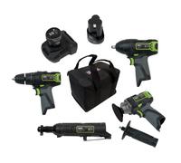 Sealey 4 X 10.8V SV10.8 Serie Kit Combinato Senza Fili - 2 Batterie CP108VCOMBO1
