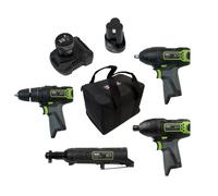 Sealey 4 X 10.8V SV10.8 Serie Kit Combinato Senza Fili - 2 Batterie CP108VCOMBO2