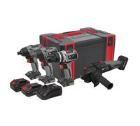 Sealey 4 X 20V SV20 Serie senza Spazzola Attrezzo Combo - 2 Batterie