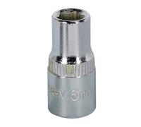 Sealey 6mm 0.6cmD Metrico Walldrive Cromato Presa Standard Lunghezza 6pt SP1406