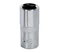 Sealey 8mm 0.6cmD Metrico Walldrive Cromato Presa Standard Lunghezza 6pt SP1408