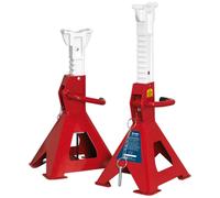 Sealey Cavalletti (Coppia) 3tonne Capacità per Supporto Auto Altezza Cricchetto