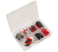 Sealey AB023CA Coccodrillo Clip Assortimento 60pc Rosso & Nero