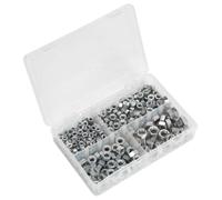 Sealey AB029SN acciaio dado assortimento 320PC 1/10,2 cm"-1/5,1 cm UNF DIN 934