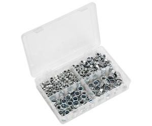 Sealey AB032LN Nylon Blocco Dado Assortimento 300pc M6-M12 din 982 Metrico