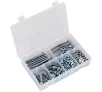 Vite di Arresto, Dado & Rondella Assortimento 220pc Alta Resistenza M8 Metrico -