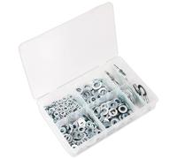 Sealey Rondella Piatta Assortimento 495pc M6-M24 Forma C Metrico AB056WC